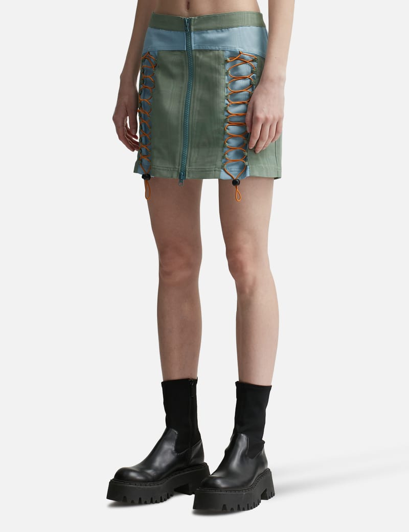 Brain Dead - Bungee Zip Mini Skirt | HBX - Globally Curated