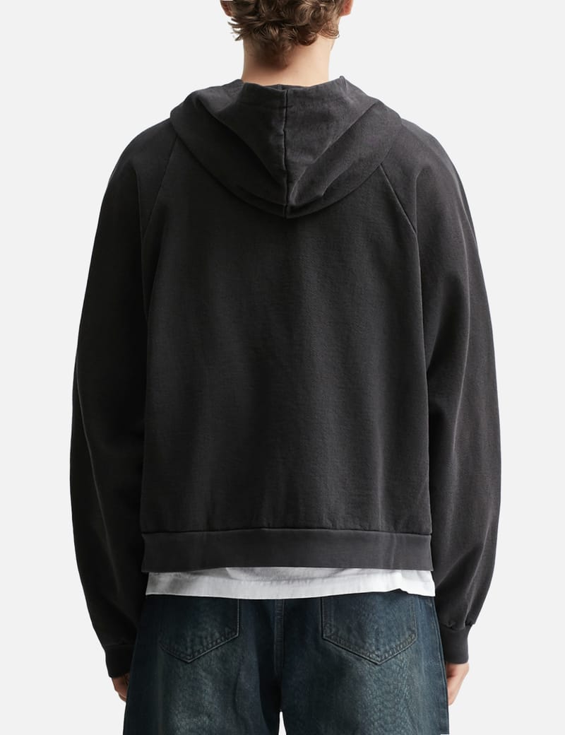 Basketcase Industries Zip-Up Hoodie - Vintage black 100% cotton