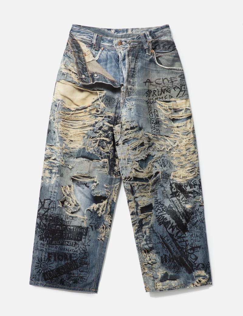 Acne Studios - Super baggy fit jeans - 2023 - Mid Blue