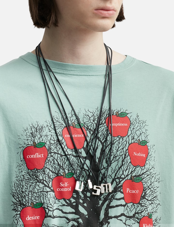 Undercoverism Leather necklaces (set of 4) HBX Globally Curated