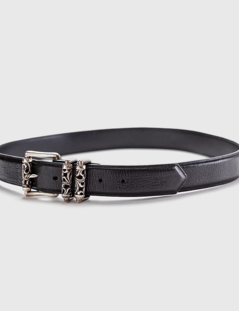 CHROME HEARTS - Chrome Hearts Pebble Leather Belt | HBX - Globally