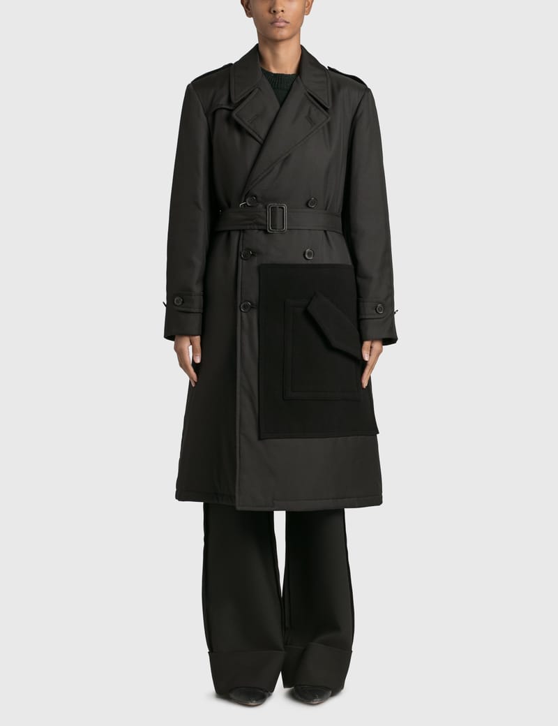 Maison Margiela - Padded Trench Coat | HBX - Globally Curated