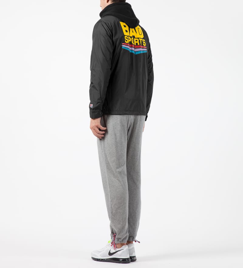 Undefeated - Black Bad Sports Coach Jacket | HBX