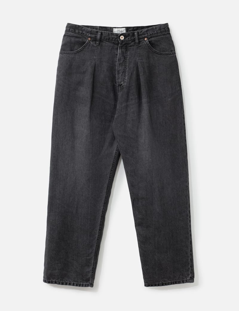 HERILL HL Regular Denim - Selvedge tapered jeans with a vintage