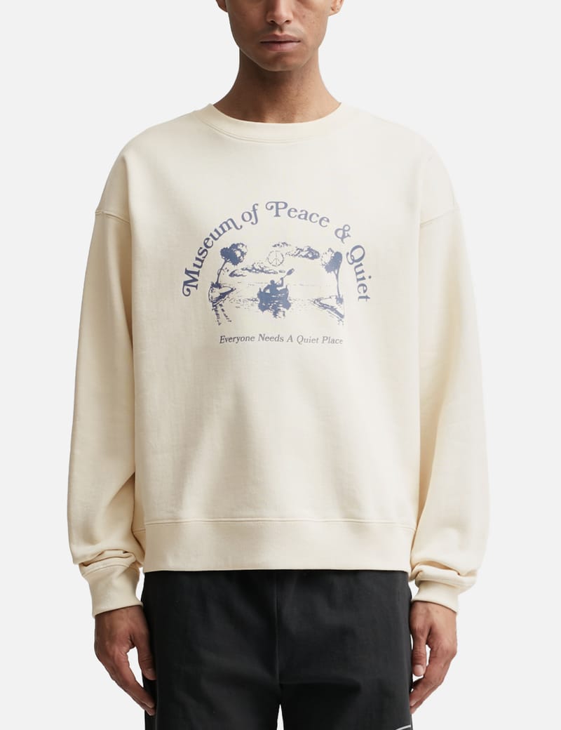 Museum of Peace & Quiet - QUIET PLACE CREWNECK | HBX - Globally