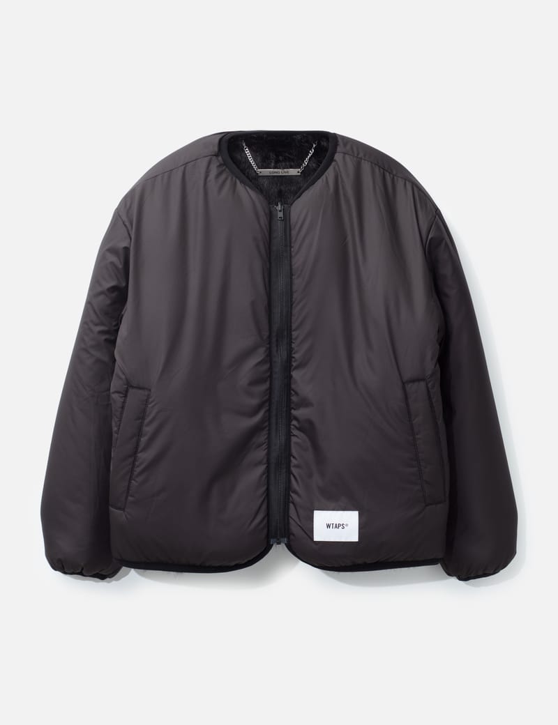 WTAPS リバーシブル fur jacket WTAPS Reversible Fun Fur Nylon Jacket - Black reversible faux-fur