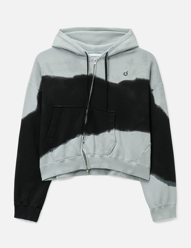 NÒMARHYTHM TEXTILE Hand Dye Twist Parka - Hand-dyed cotton parka