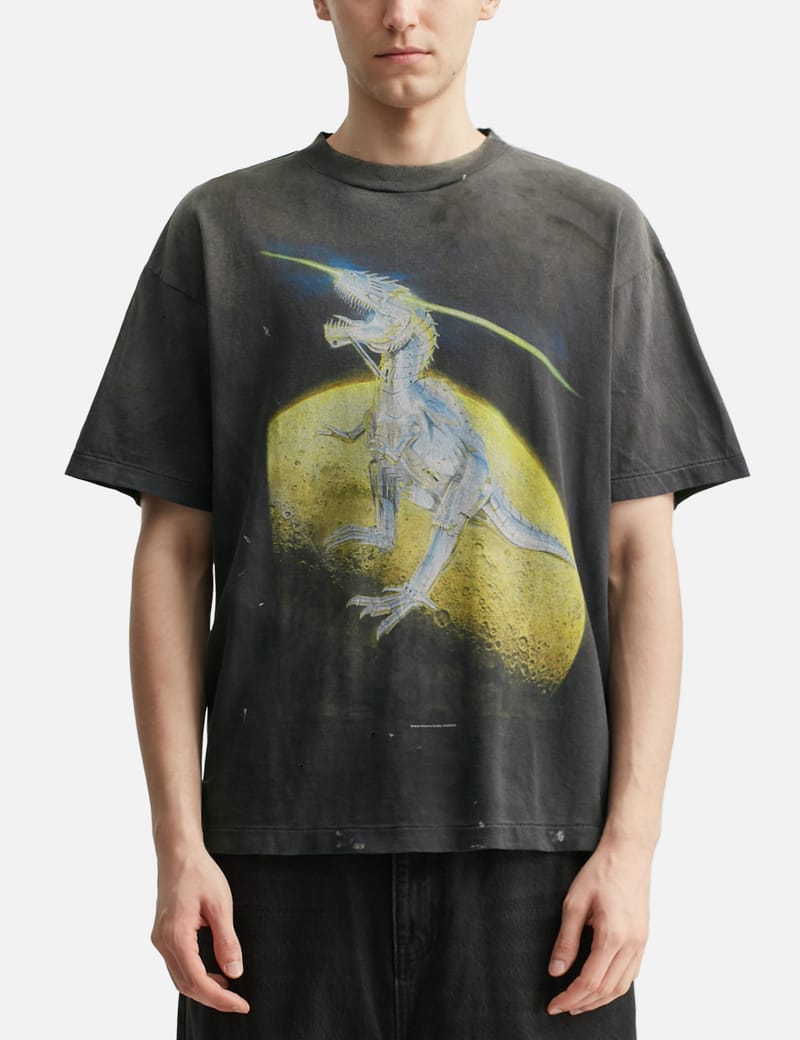 Saint Michael SAINT Mxxxxxx x Hajime Sorayama SRYM T-rex T-shirt