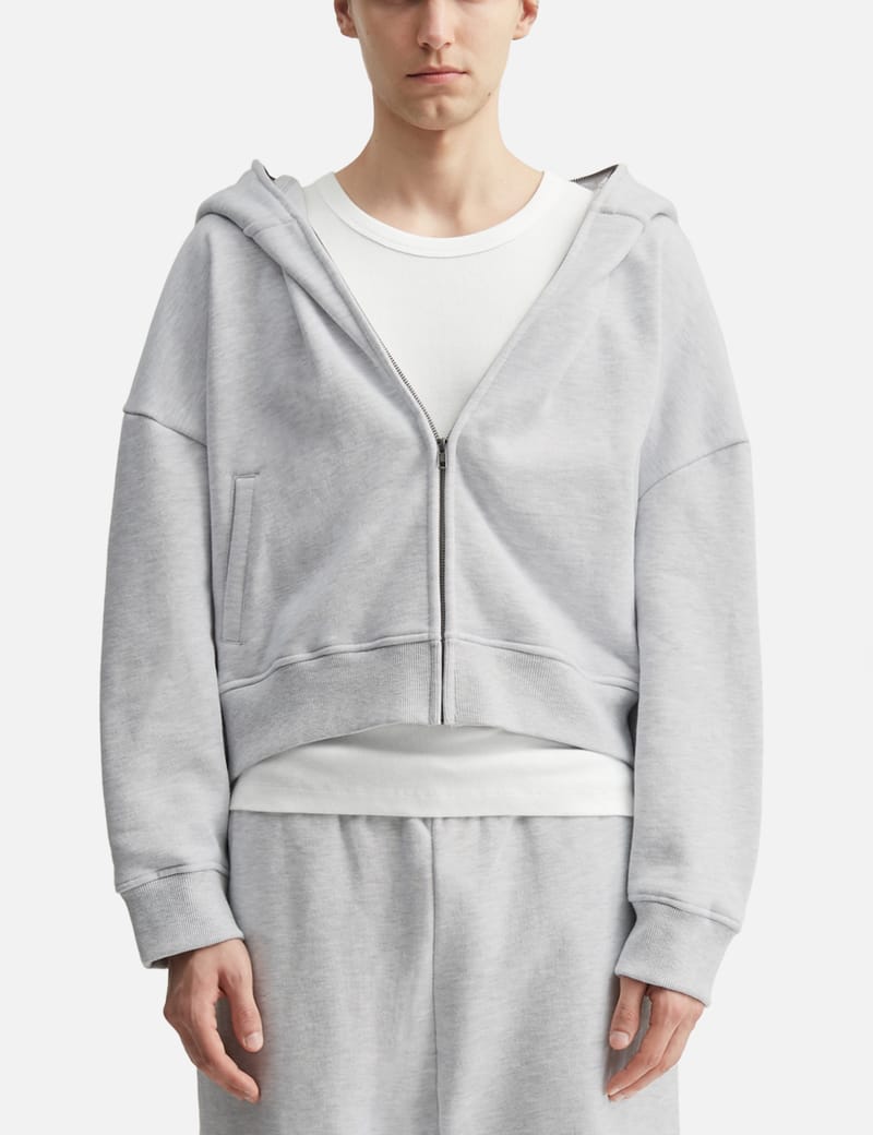 Entire Studios Eternal Zip Heather Grey - Heavyweight unisex zip