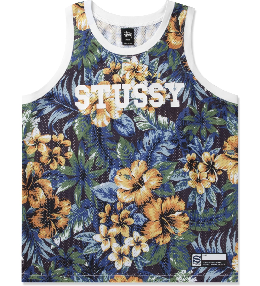 stussy ベスト 花柄 Stussy Floral Multicolor 1/4 Zip Pullover Size