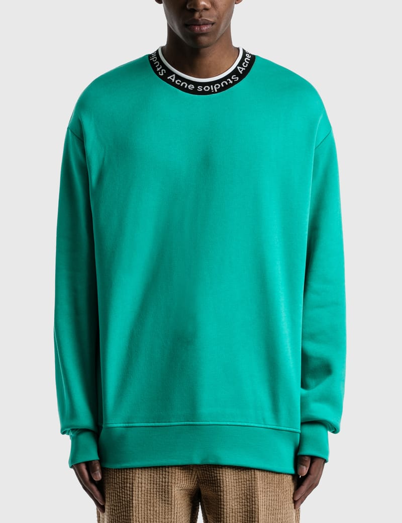 Acne Studios - Fulton Logo Rib Sweatshirt | HBX - Globally Curated