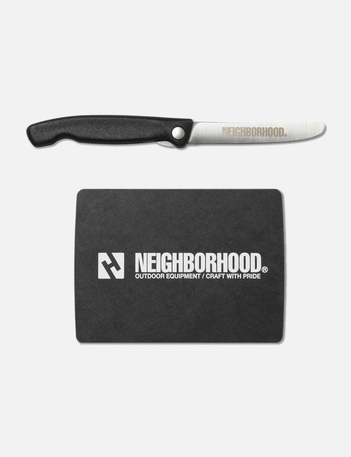 NEIGHBORHOOD NH x Victorinox Knife and Cutting Board set HBX