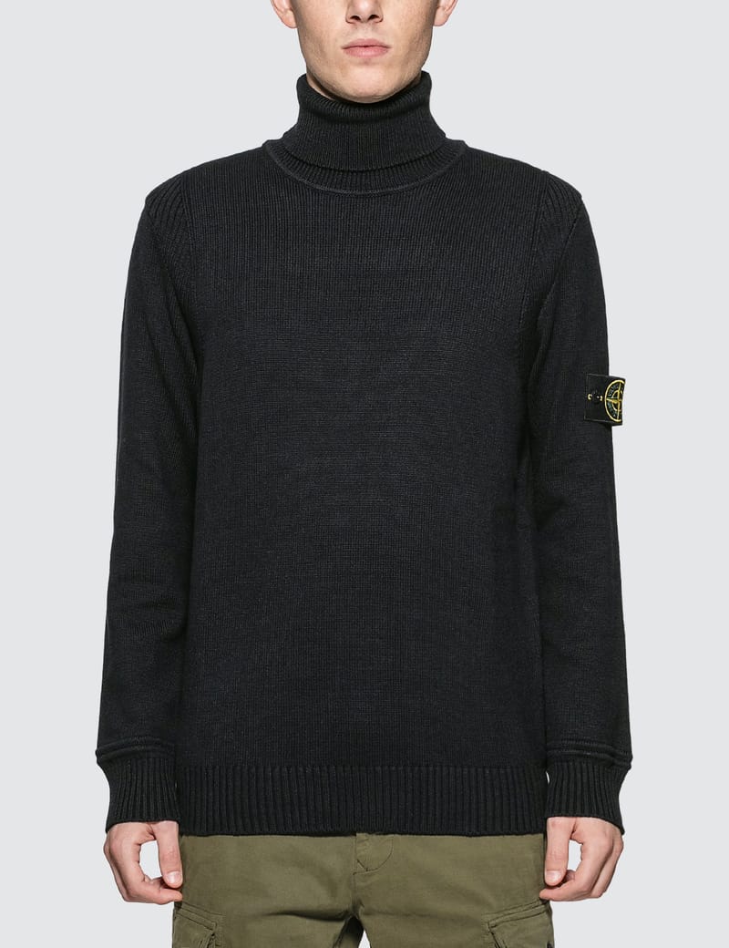 Stone Island - Turtle Neck Knitted Sweater | HBX - Globally