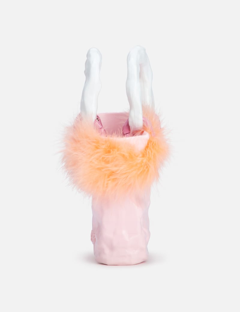 新品 Ottolinger セラミックバッグ ピンク×オレンジファー Ottolinger - Signature Ceramic Bag Fluff | HBX