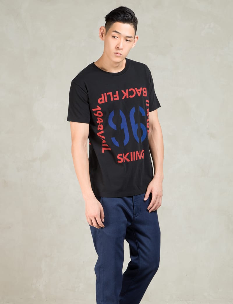 N.Hoolywood - Black S/S Number 96 T-Shirt | HBX - Globally