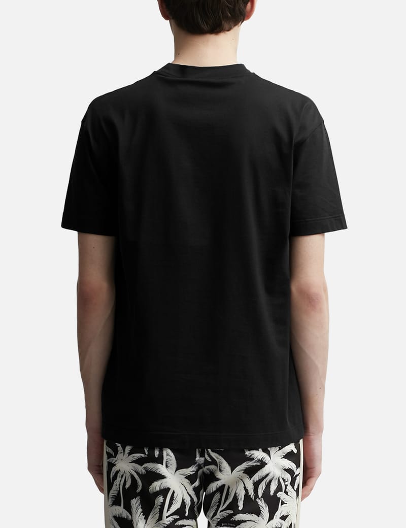 【関税込み】Palm Angels ブラック Monogram Stud Tシャツ Palm Angels - MONOGRAM STUD CLASSIC T-SHIRT | HBX - Globally