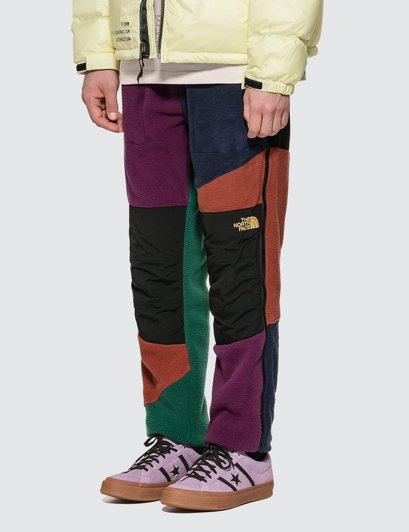 Unisex Rework North Face Patchwork Fleece Pant - Women-XS