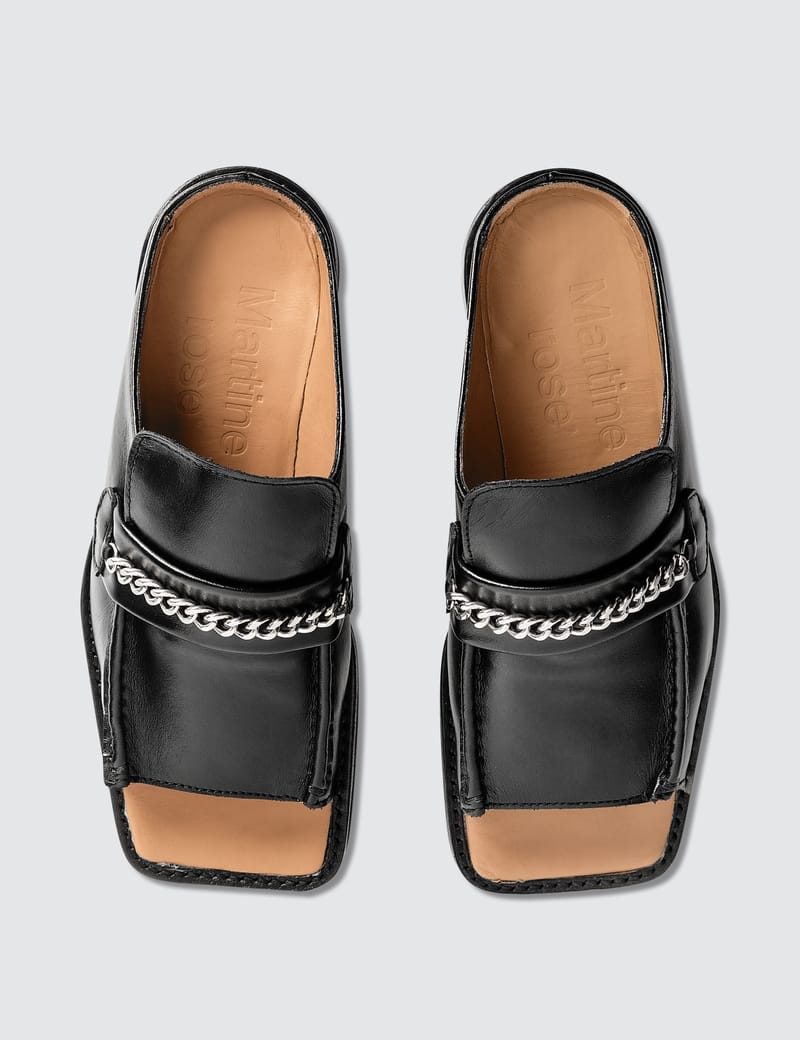 Martine Rose - Open Toe Loafer | HBX