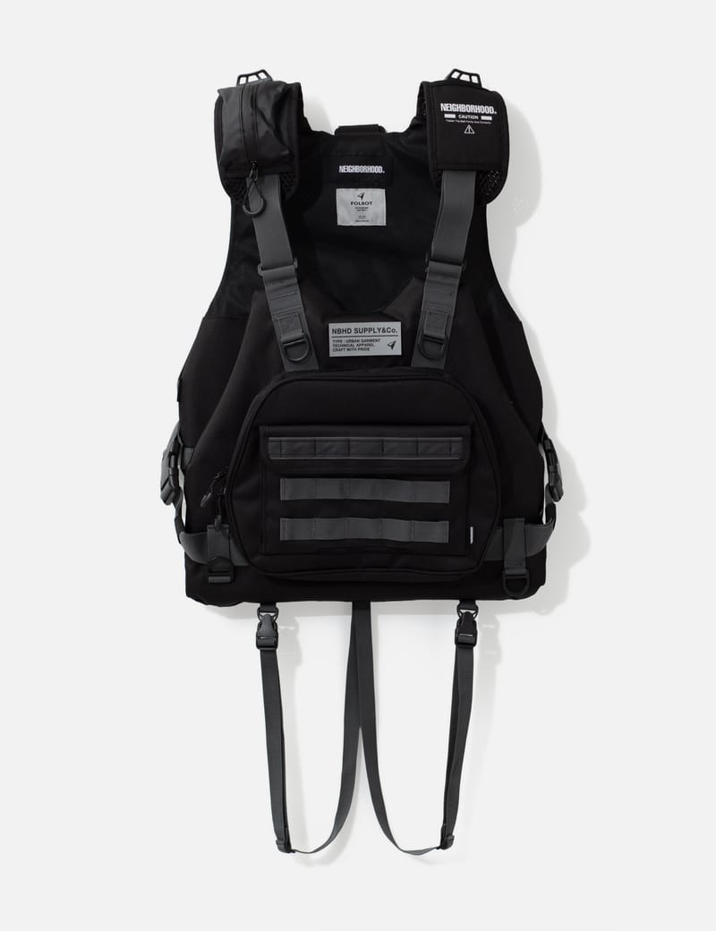 トップス NH X NANGA TACTICAL DOWN VEST NEIGHBORHOOD NEIGHBORHOOD x Nanga Tactical Down Vest - Black