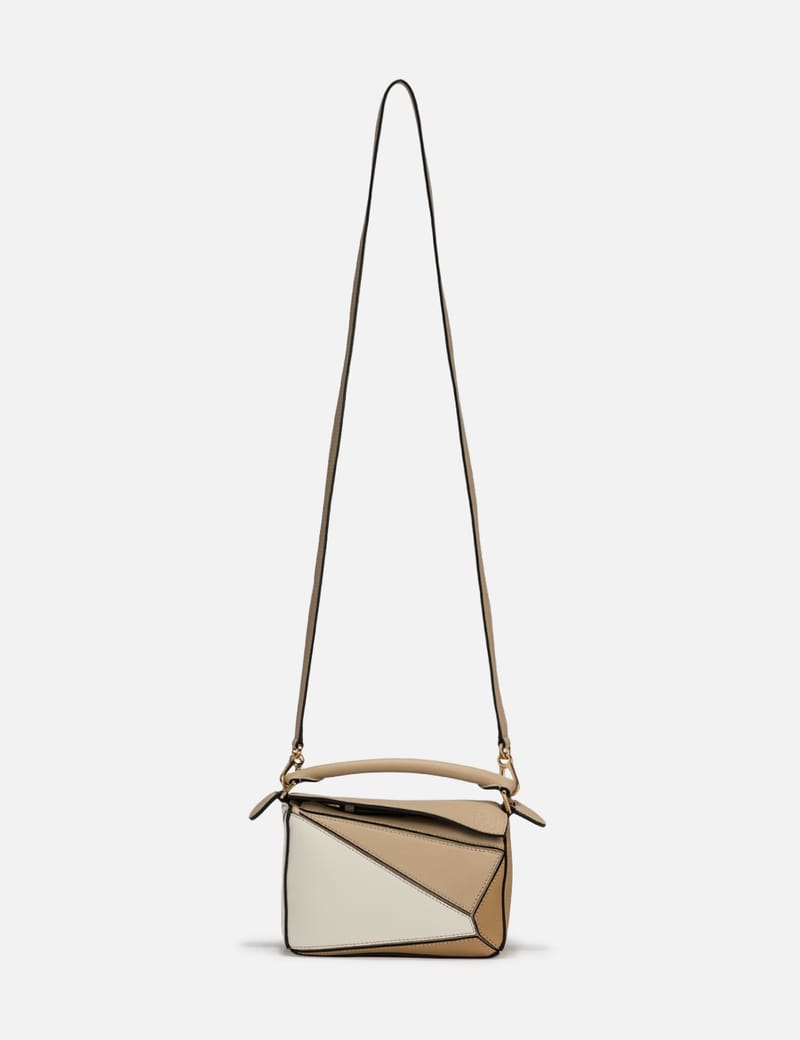 Loewe mini best sale puzzle bag tan