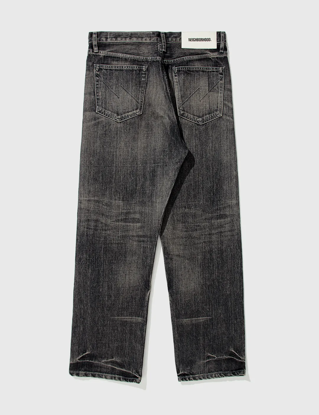 NEIGHBORHOOD - Washed Denim Basic Pants | HBX - HYPEBEAST 為您搜羅