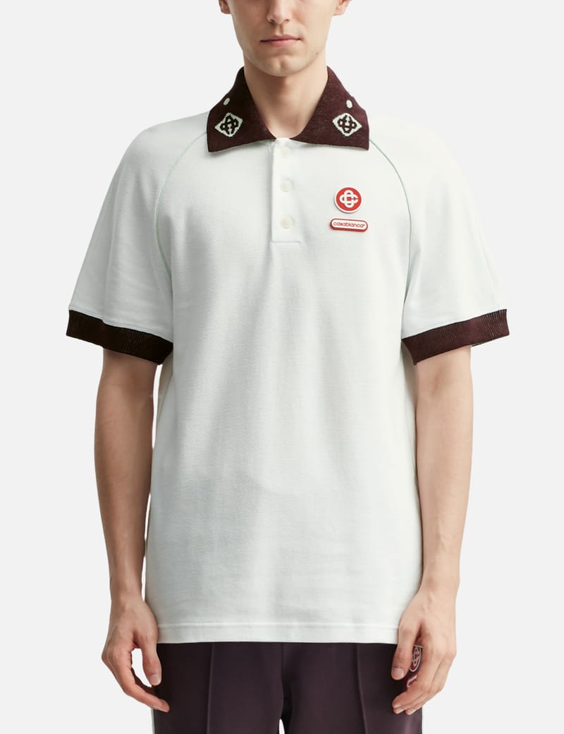 Casablanca - グリーン モノグラム ポロシャツ | HBX
