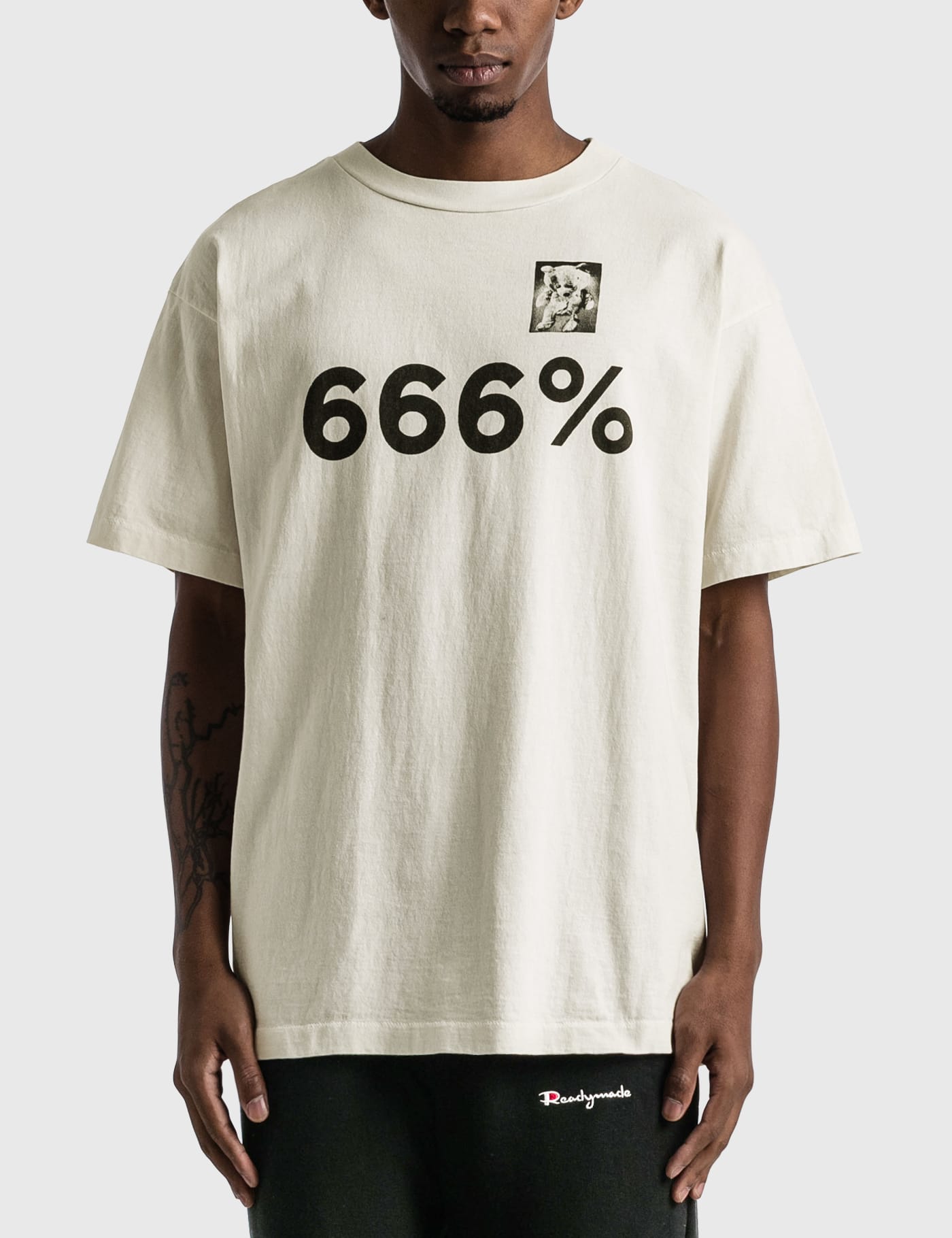Saint Michael - 666% Tシャツ | HBX - ハイプビースト(Hypebeast)が