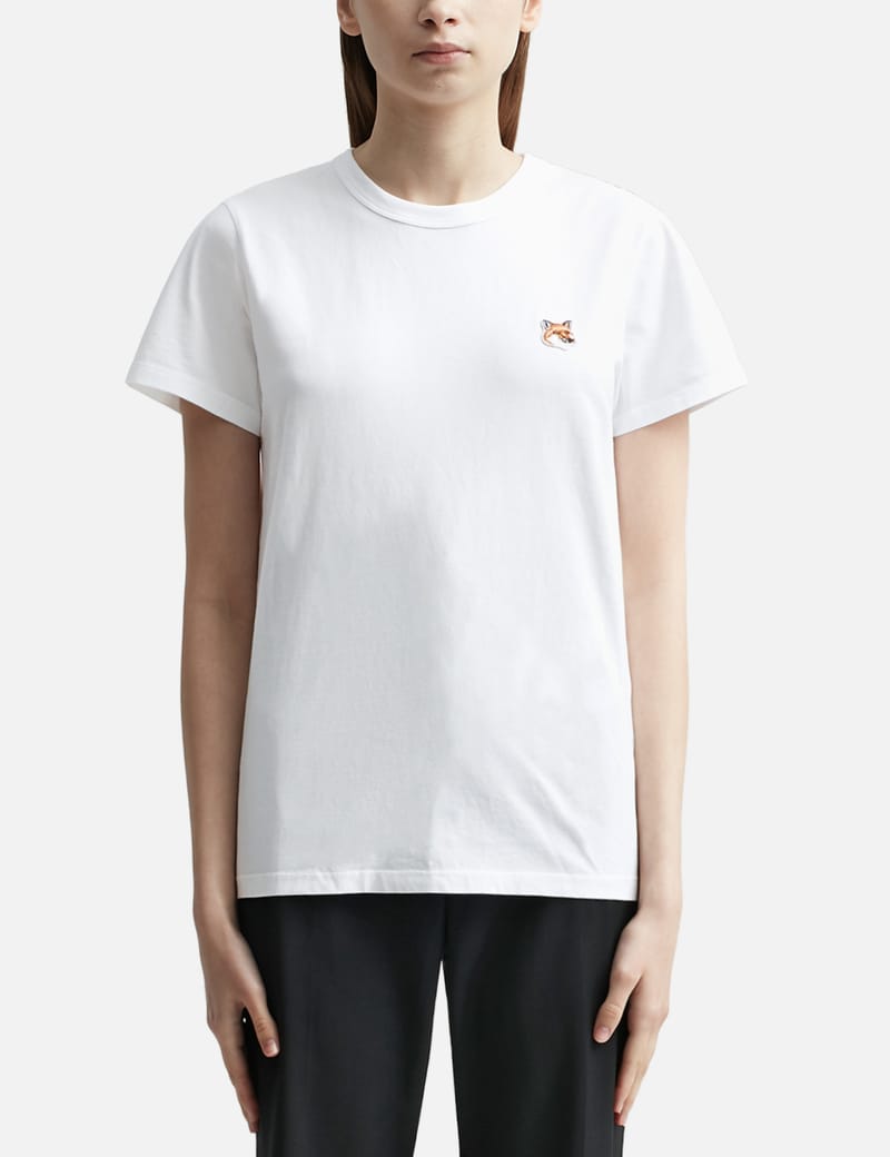 Maison Kitsuné - Fox Head Patch Classic T-shirt | HBX - Globally