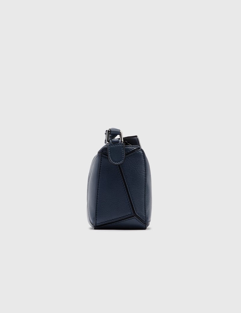 Loewe - Mini Puzzle Fold Tote In Shiny Calfskin | HBX