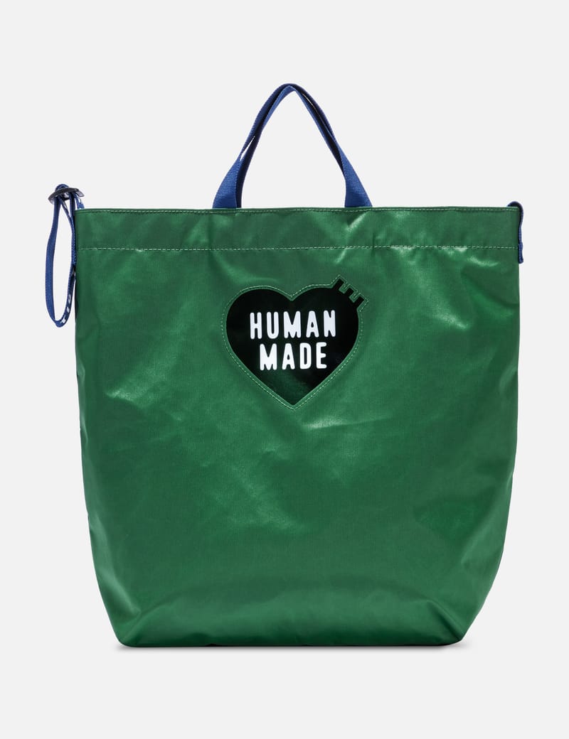 HUMAN MADE NYLON HEART 2-WAY TOTE BLACK-