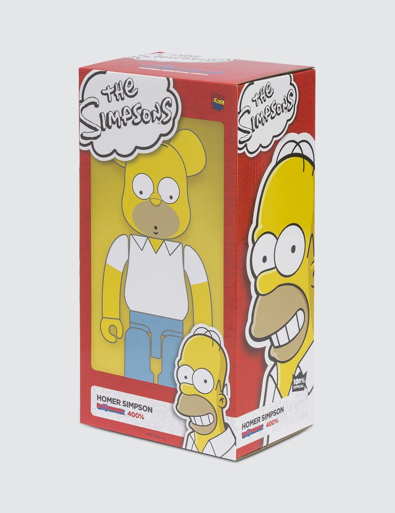 Medicom Toy - 400% Homer Simpson Be@rbrick | HBX - HYPEBEAST 為您