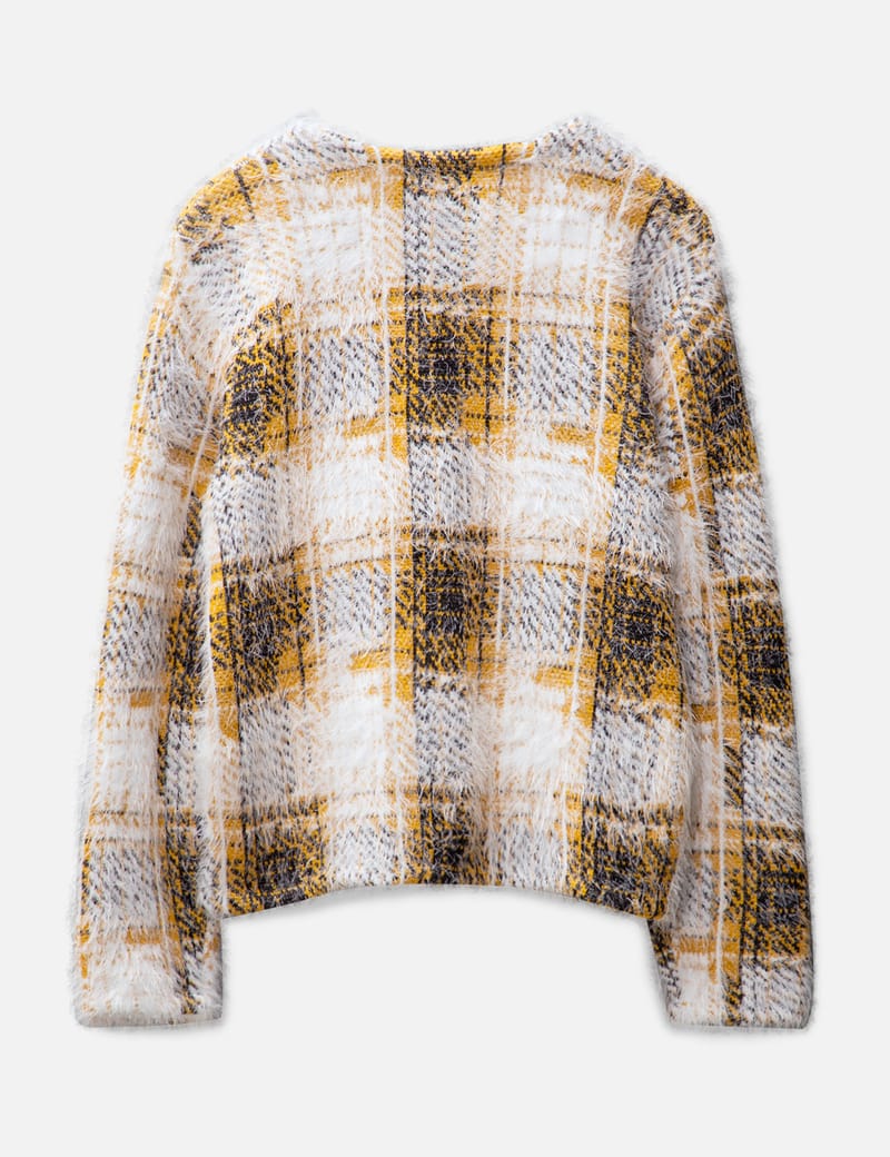 Stüssy - Hairy Plaid Cardigan | HBX - Globally Curated Fashion and