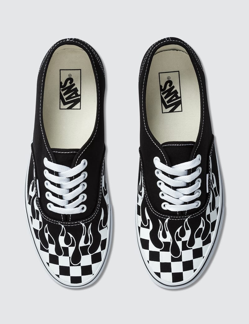 Vans - Checker Flame Authentic | HBX Vans - Checker Flame Authentic | HBX