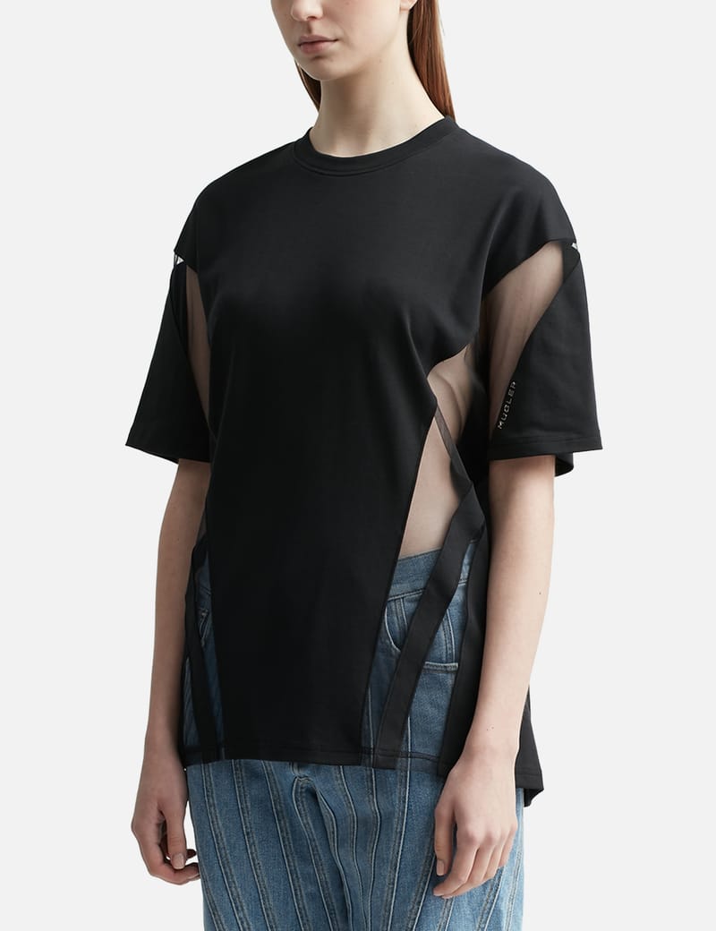 Tシャツ・カットソー MUGLER Woman T-Shirt Black 24P3TS0099D284 1999 25P3TS01176016_1999_873_grande