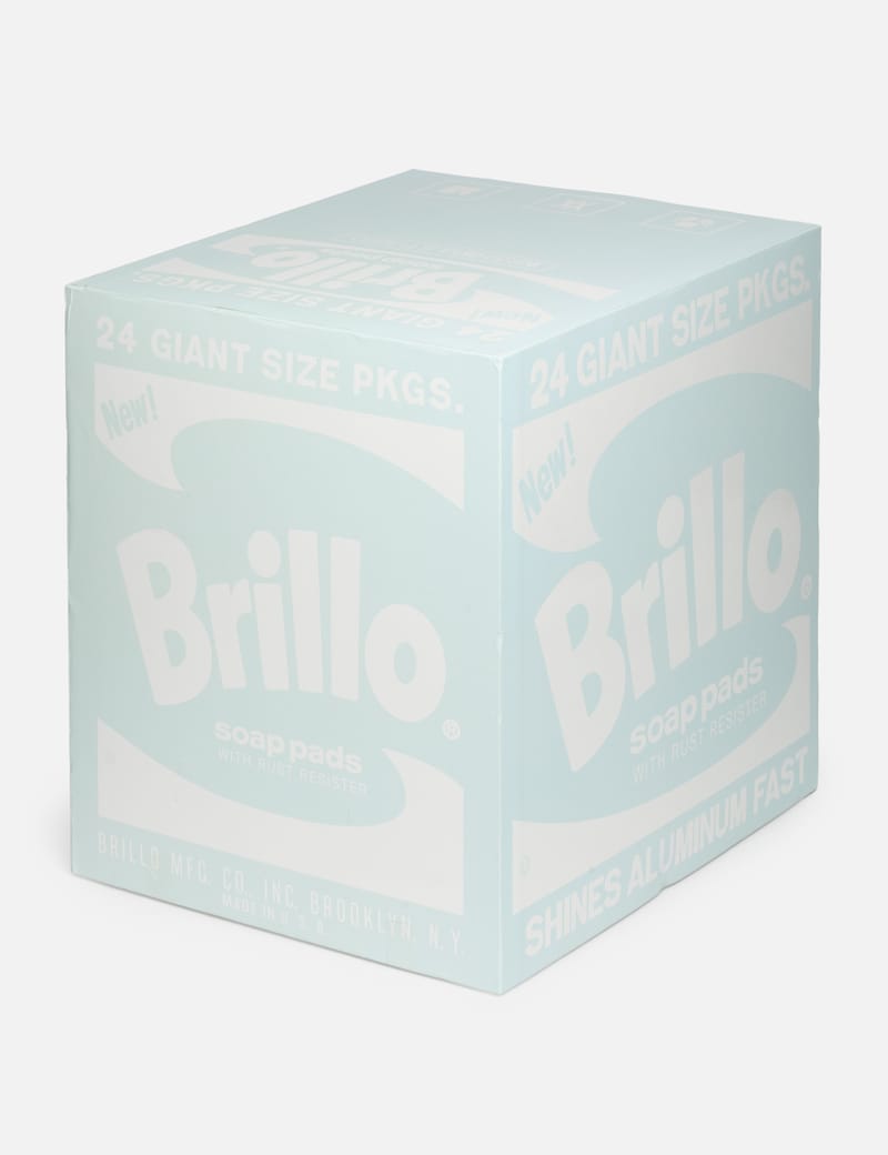 DANIEL ARSHAM - Andy Warhol Eroded Brillo Box Cube Figure | HBX