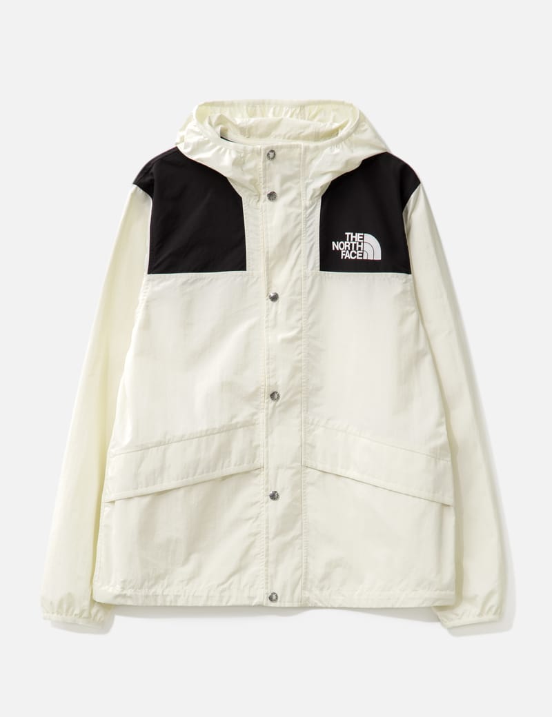 North face white raincoat hotsell