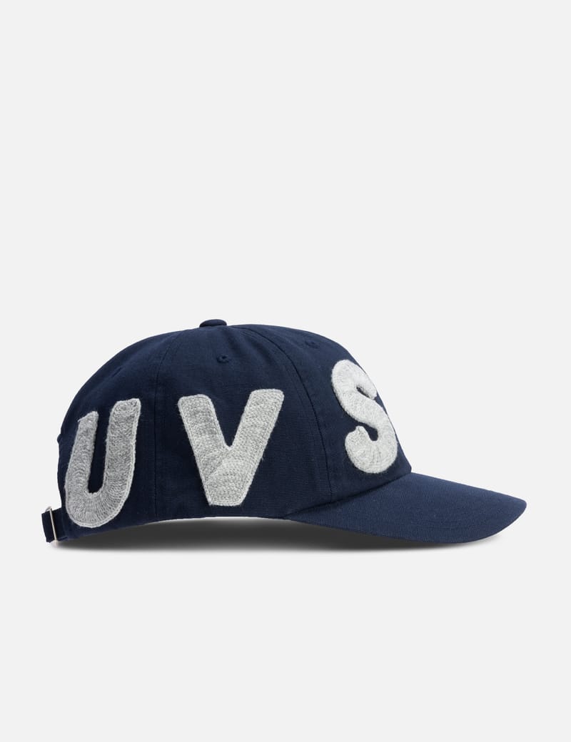 Sunlove Embro Capital Cap - Navy 6-panel cotton cap with bold