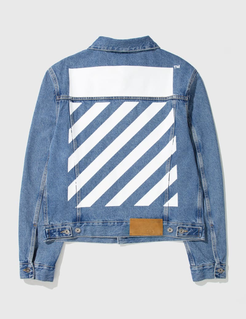 Off-White™ - Diag Tab Slim Denim Jacket | HBX - Globally Curated