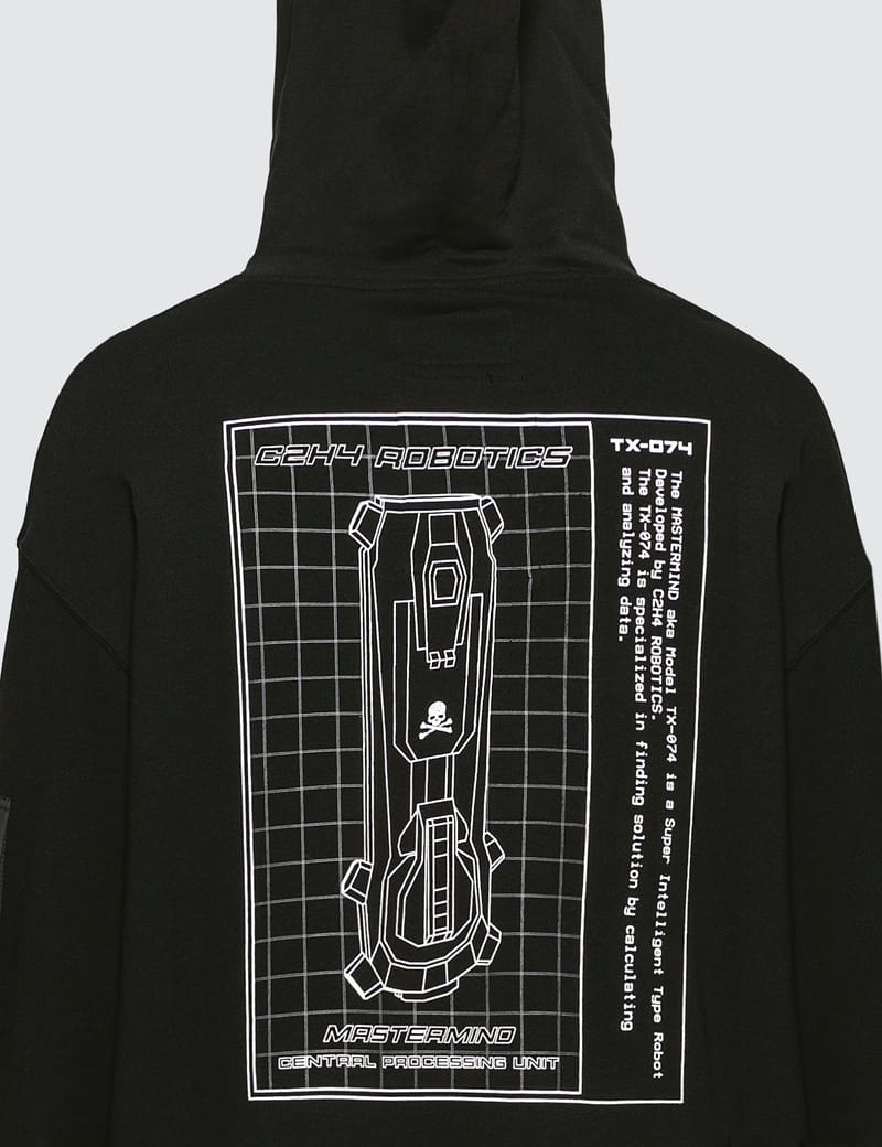 C2H4 C2H4 x Mastermind Japan CPU Blueprint Hoodie HBX