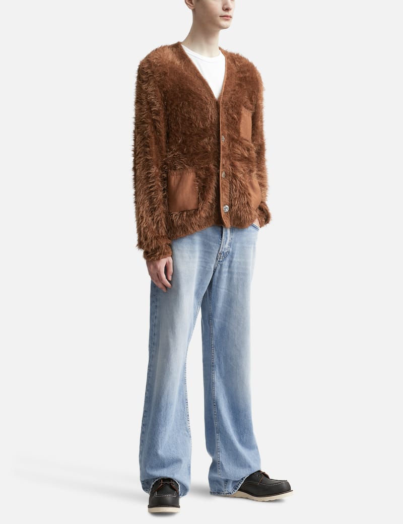 ACNE STUDIO ニットカーディガン Acne Studios - Vネックカーディガン - ブラック