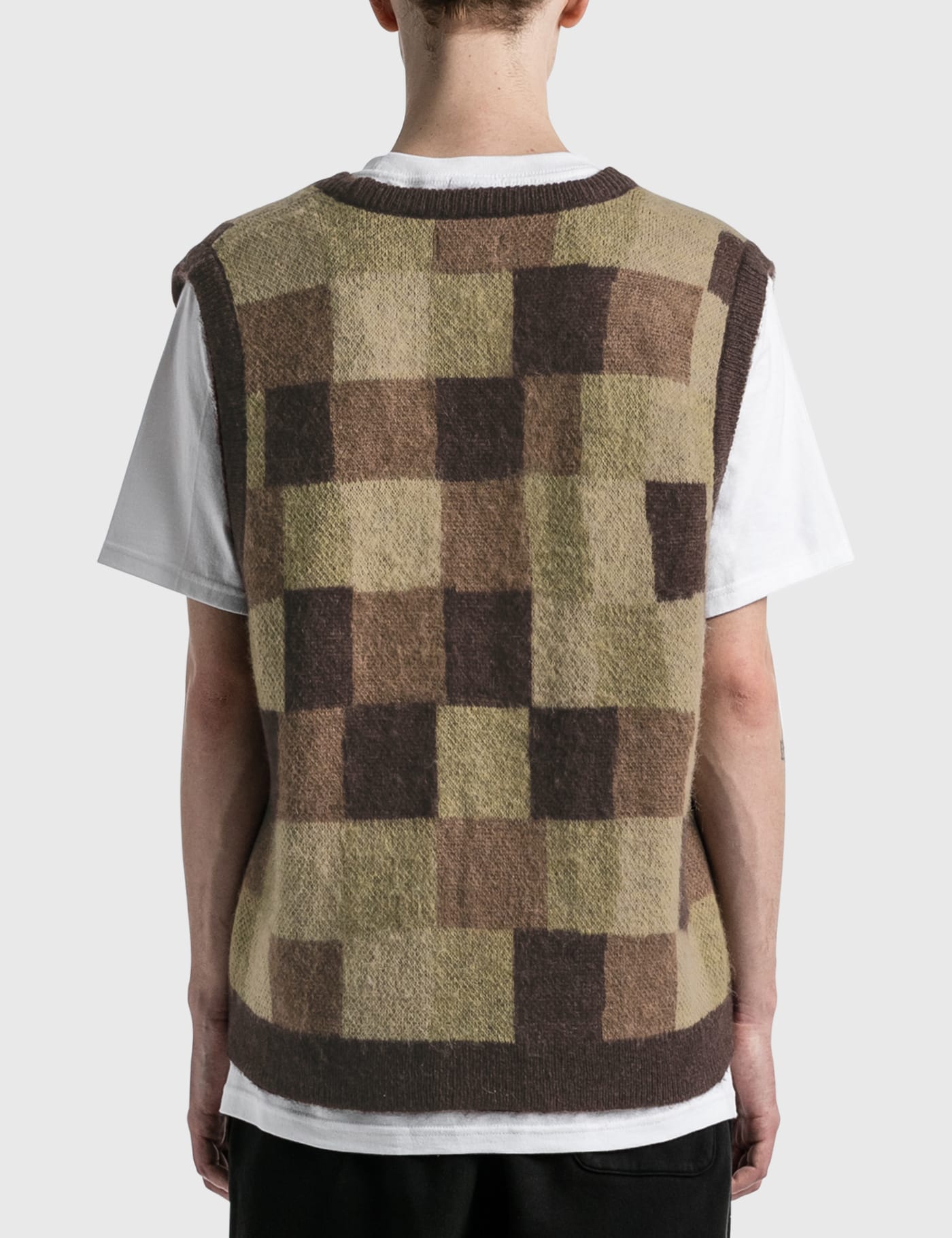 Stussy - Wobbly Check Sweater Vest | HBX - Globally Curated 