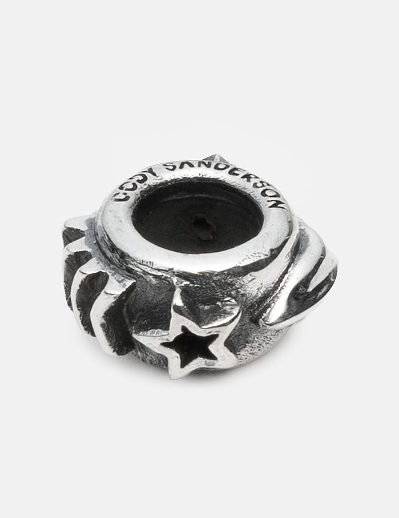 Cody Sanderson Arrow Star Hollow Rondelle Bead - 星と矢のモチーフ