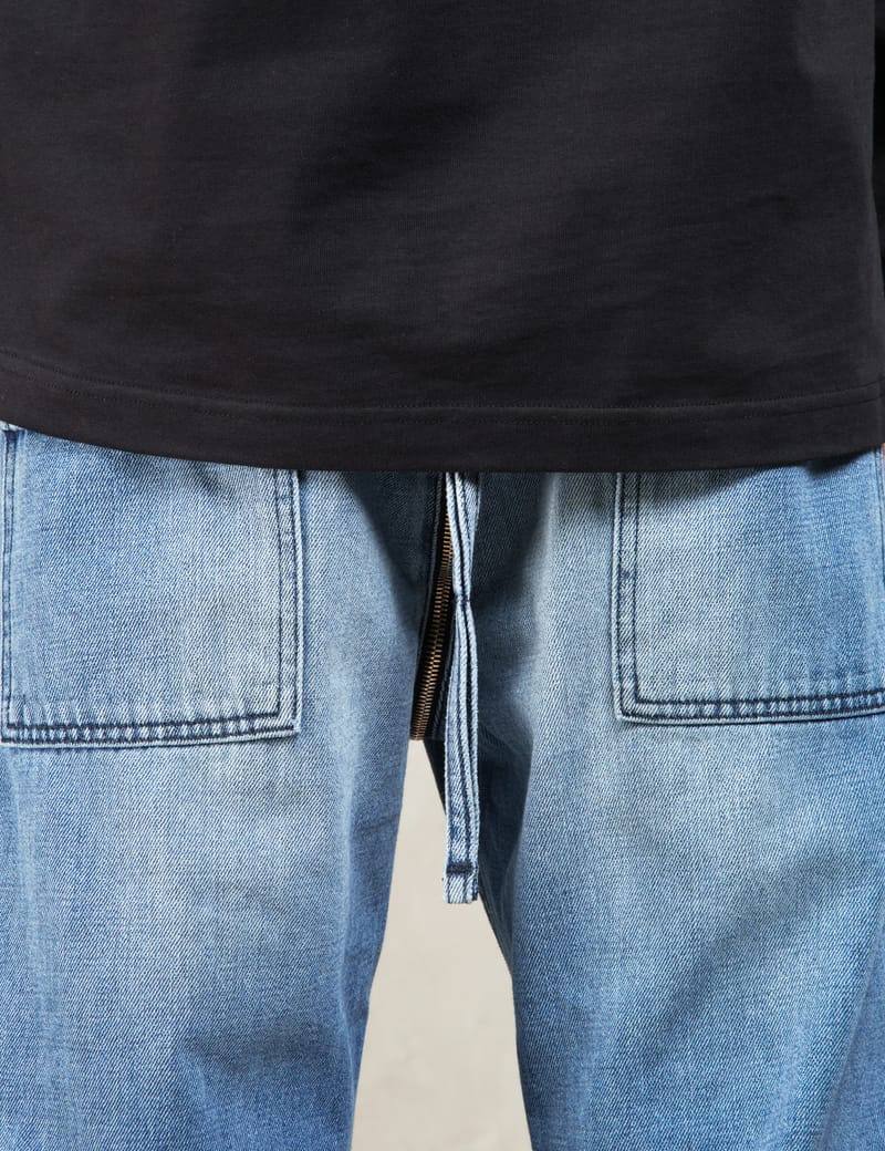 Hood By Air. - Blue Shredder Zip Jeans | HBX