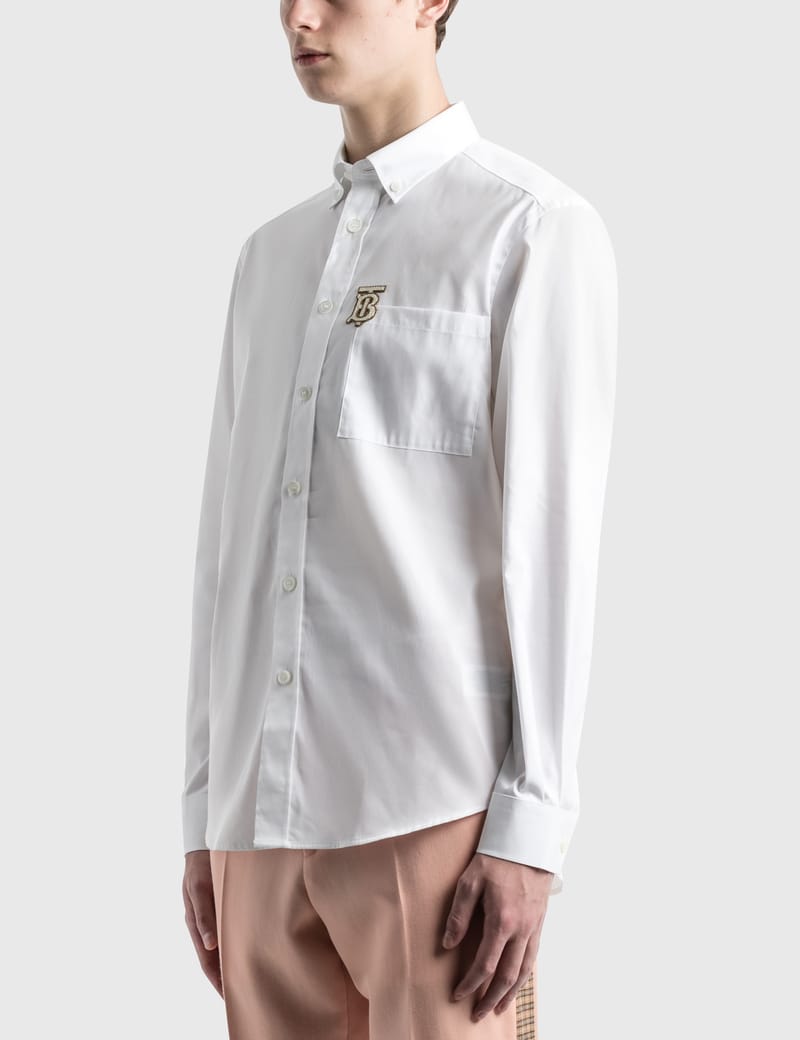 Burberry - Monogram Motif Stretch Cotton Poplin Shirt | HBX