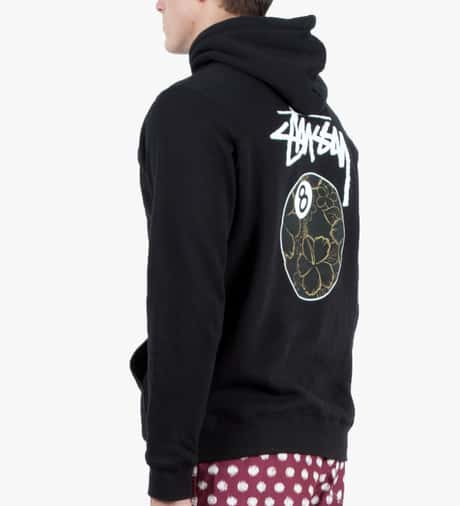 ❗️期間限定SALE❗️STUSSY 8 BALL HOOD ブラックXL Stussy 8 Ball Fade Hoodie Eight Ball Stüssy Graphic
