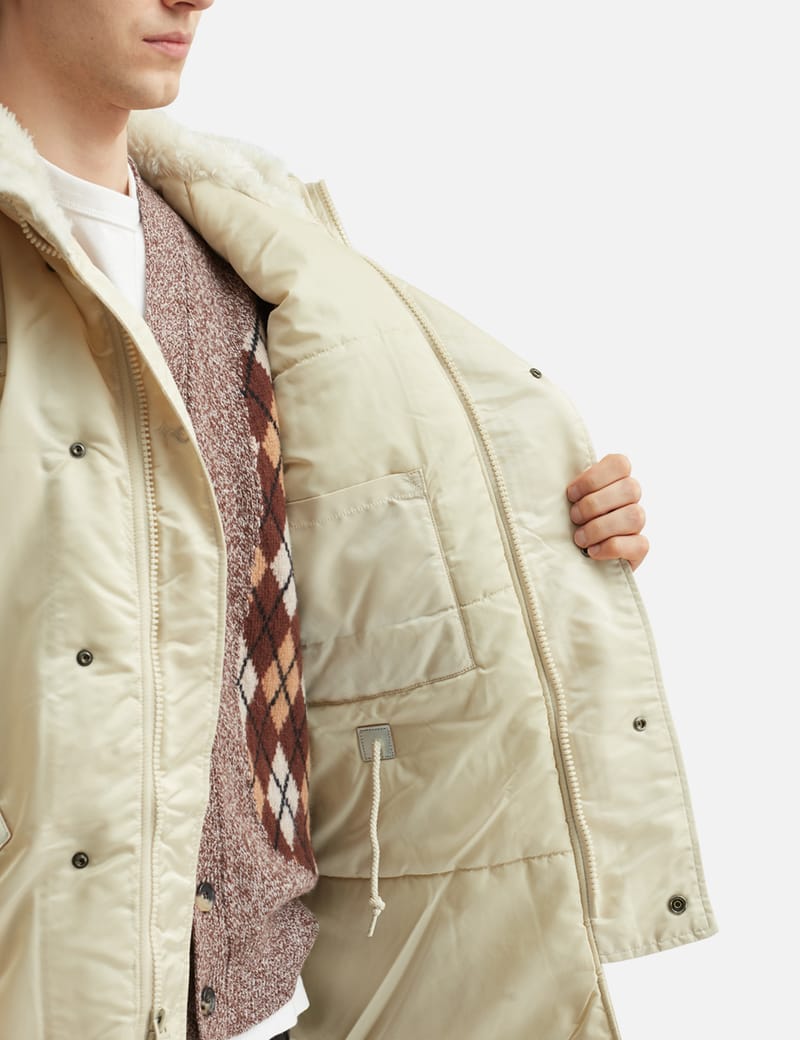 THUG CLUB thug club x Alpha Industries N-3B Parka (Detachable