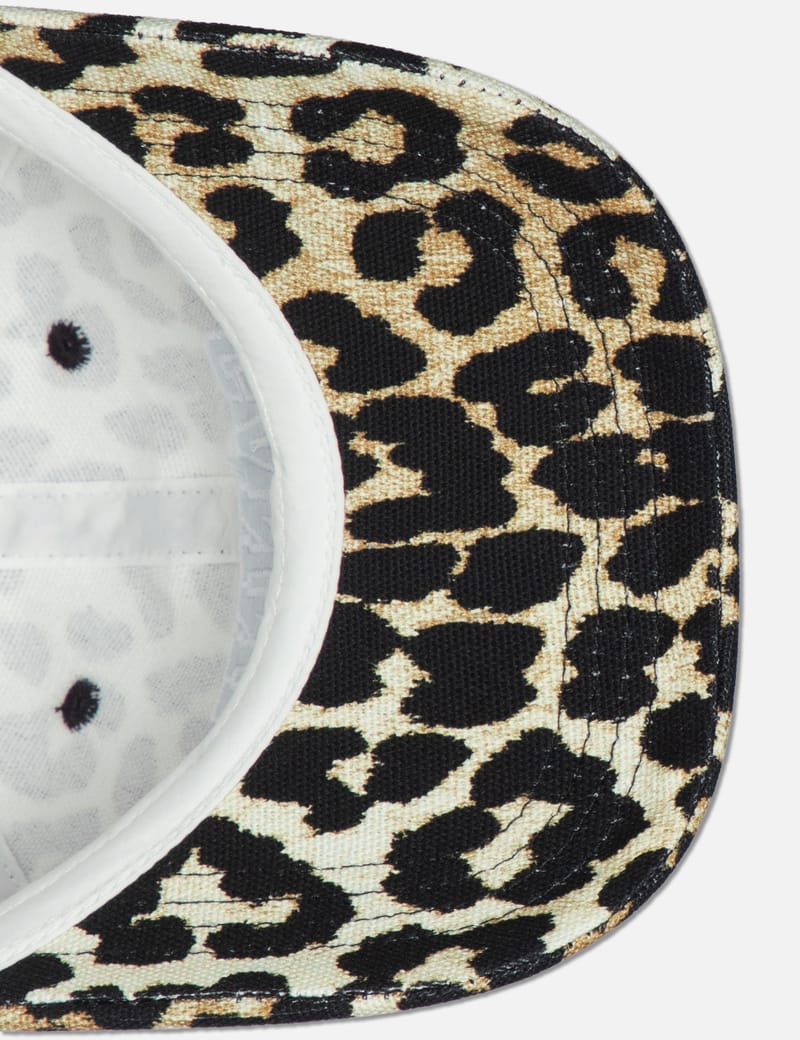 Leopard Embroidered Logo Cap