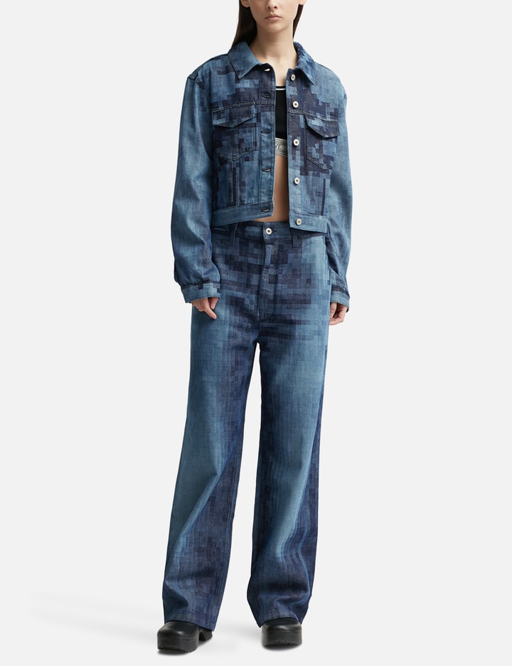 Loewe - Pixelated Jacket In Denim | HBX