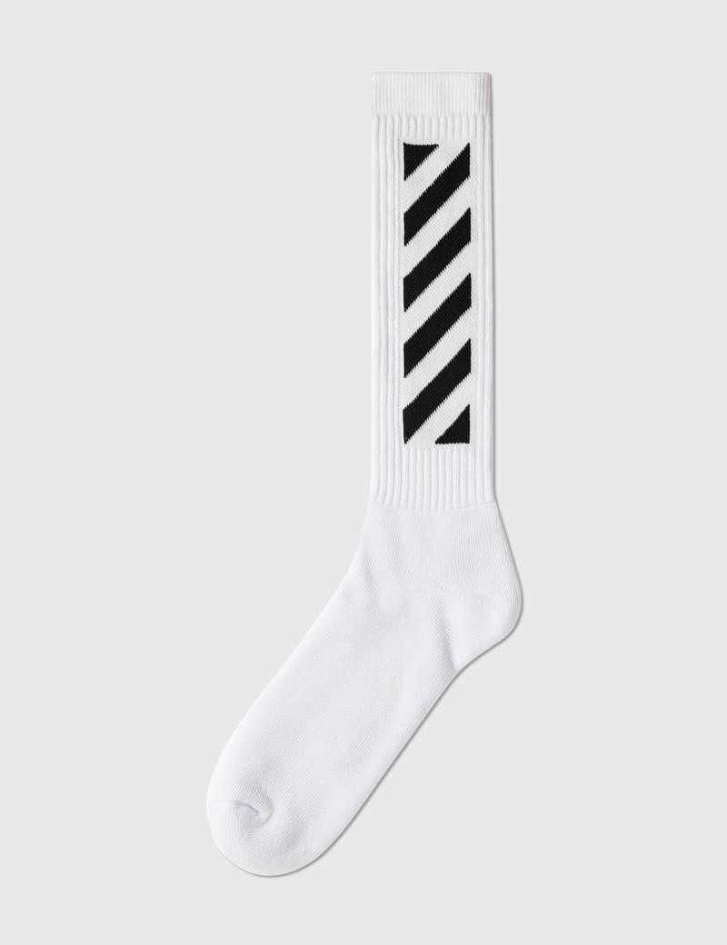 Off-White™ - Diag Mid Socks | HBX - ハイプビースト(Hypebeast)が ...