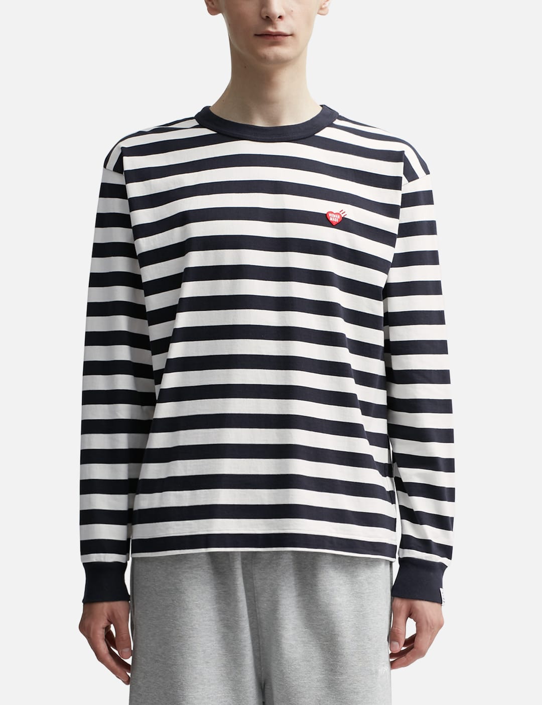 Human Made - STRIPED L/S T-SHIRT | HBX - Globally Curated Fashion